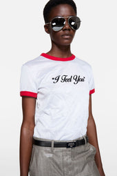 Crinkled Logo T Shirt