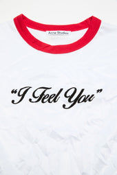 Crinkled Logo T Shirt