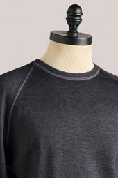 Alcott Raglan Crew Sweater Wool Vintage Wash