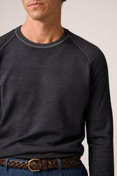 Alcott Raglan Crew Sweater Wool Vintage Wash