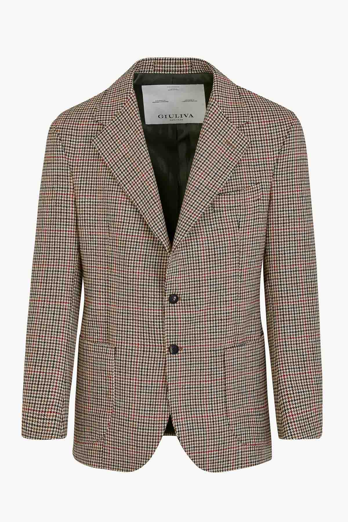 Aldo Blazer In Wool Check