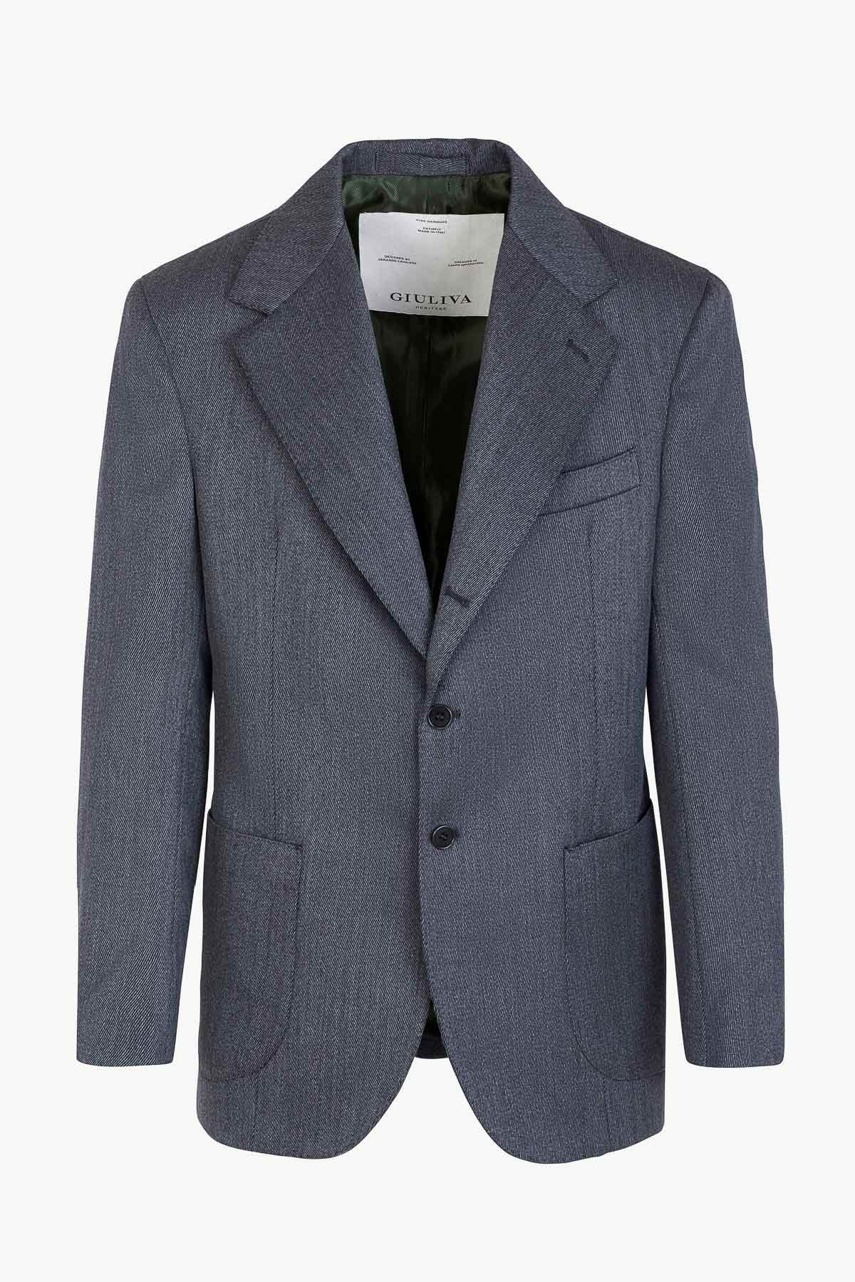 Aldo Blazer In Wool Twill