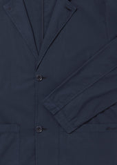 Poplin Unlined Blazer in Dark Navy