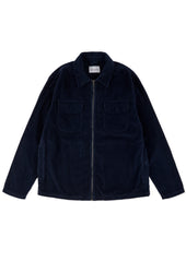 Cord Clarence Jacket in Dark Navy
