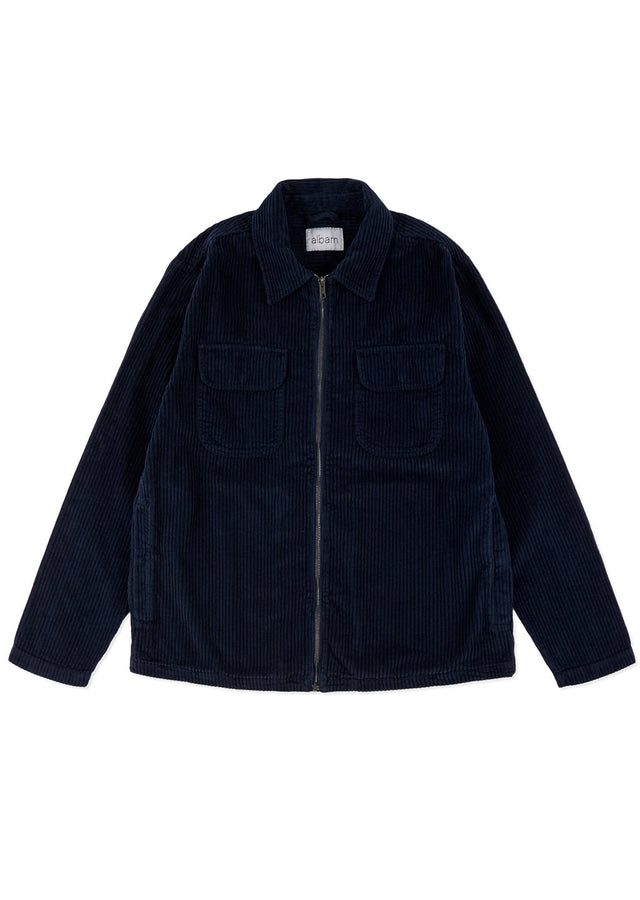 Cord Clarence Jacket in Dark Navy