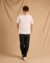 Woven Pocket T-Shirt in White