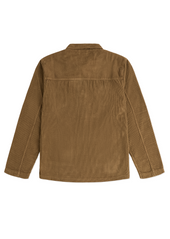 Needlecord Acton Overshirt in Tobacco
