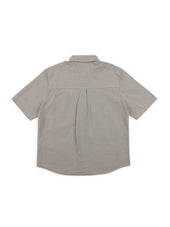 Derby Seersucker Shirt in Washed Navy