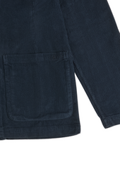 Needlecord Fairfax Blazer in Dark Navy