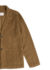 Needlecord Fairfax Blazer in Tobacco