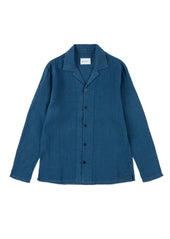 Linen Hyde Shirt in Indigo