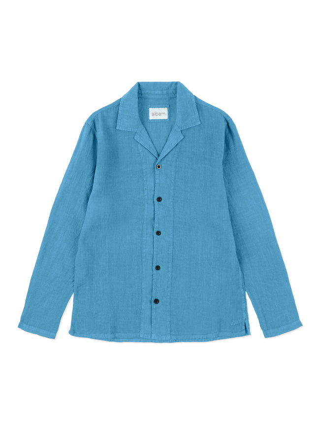 Linen Hyde Shirt in Blue