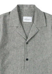 Houndstooth Fenton Shirt in Black & Ecru