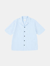 Oxford Stripe Fenton Shirt in Pale Blue