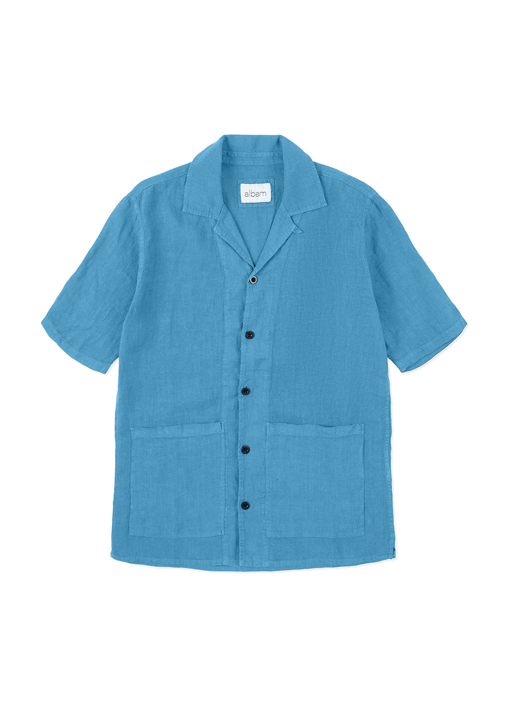 Linen Holland Shirt in Blue