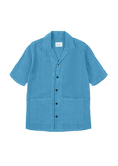 Linen Holland Shirt in Blue