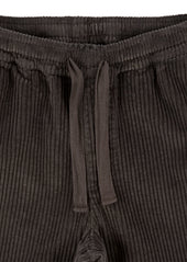 Cord Judd Drawstring Trouser in Charcoal