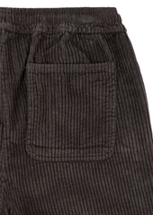 Cord Judd Drawstring Trouser in Charcoal
