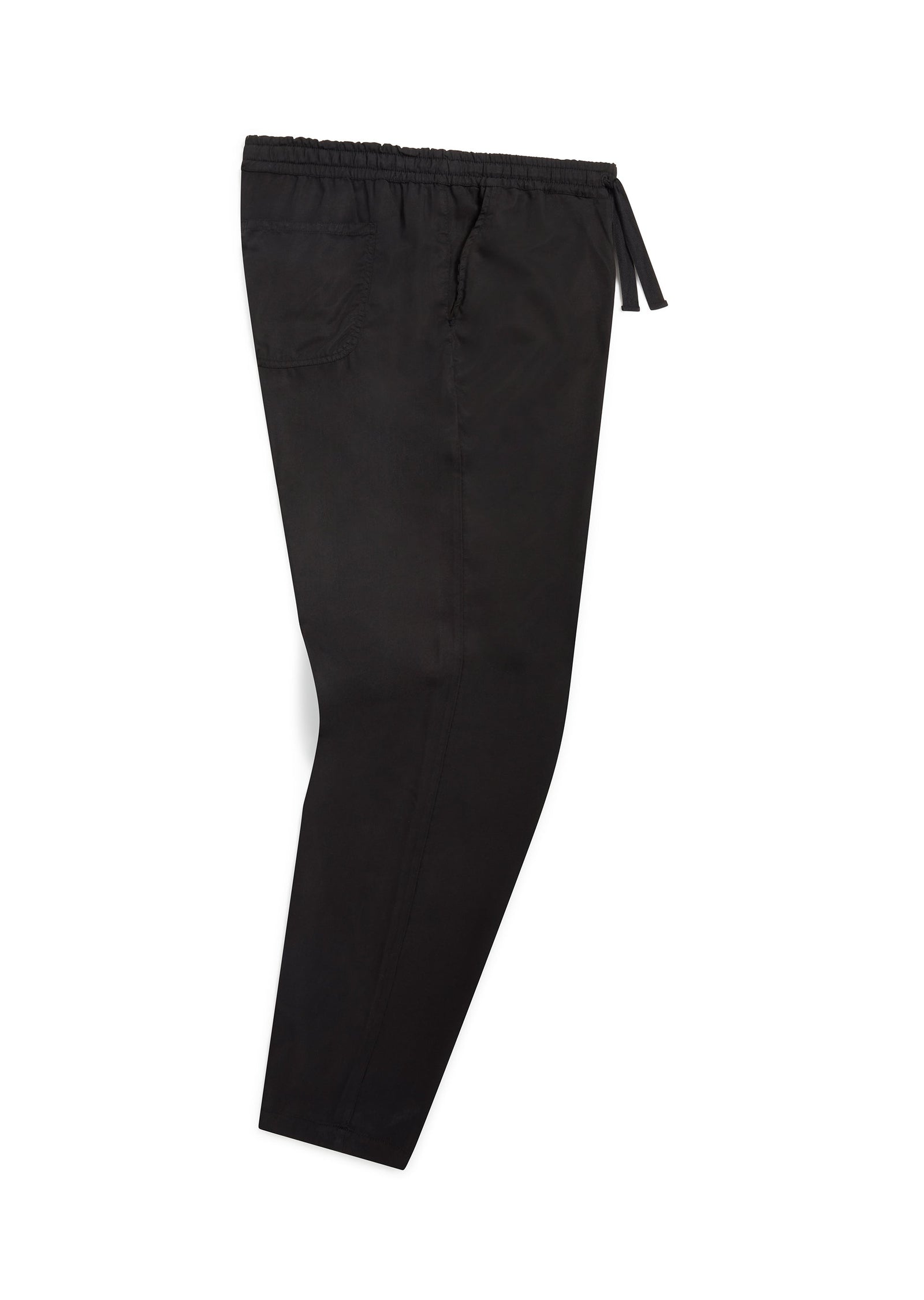 Judd Drawstring Trouser in Black
