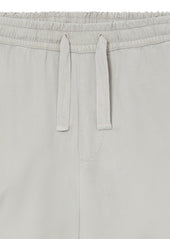 Judd Drawstring Trouser in Light Grey