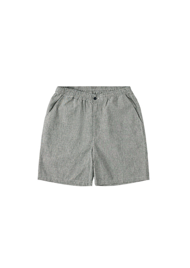 Houndstooth Standed Short in Black & Ecru