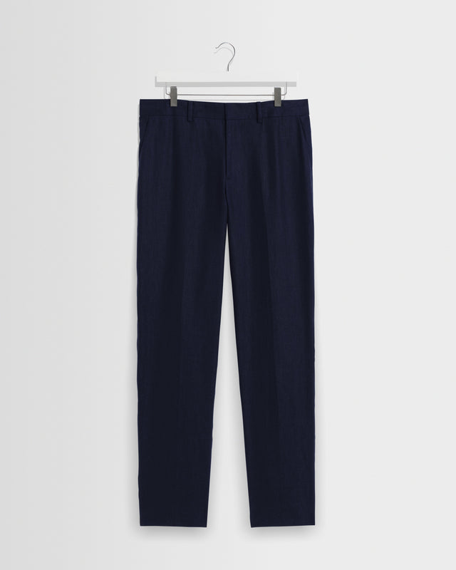 Alp - Navy Linen Trousers