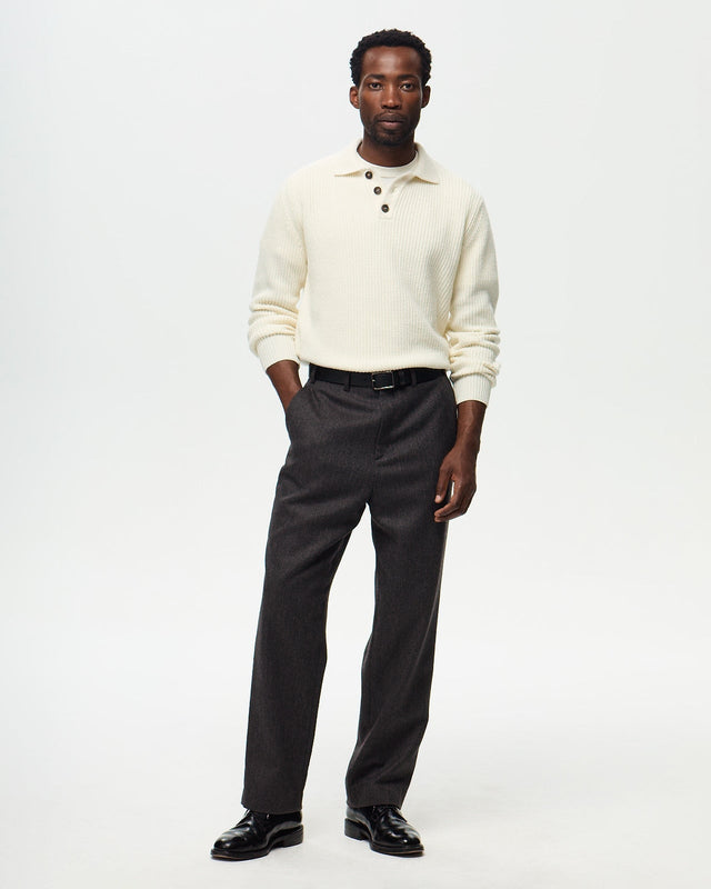 ALPHONSE Chevron - Truffe/Flanelle