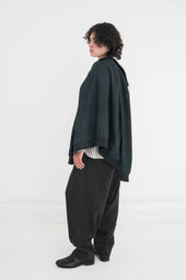 Midnight Indigo Bomber Jacket