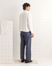 Alumni Stripe Pajama Pants- Blue