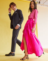 Kincaid No 3 Suit In Blue Sharkskin