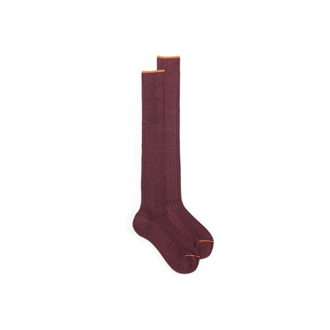 Filo Di Scozia Mercerised Cotton High Socks