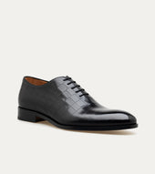 Carlo Wholecut Oxford Plain Toe Croc Antique