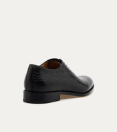 Carlo Wholecut Oxford Plain Toe Croc Antique
