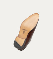 Carlo Wholecut Oxford Plain Toe Brandy Nicol Croc