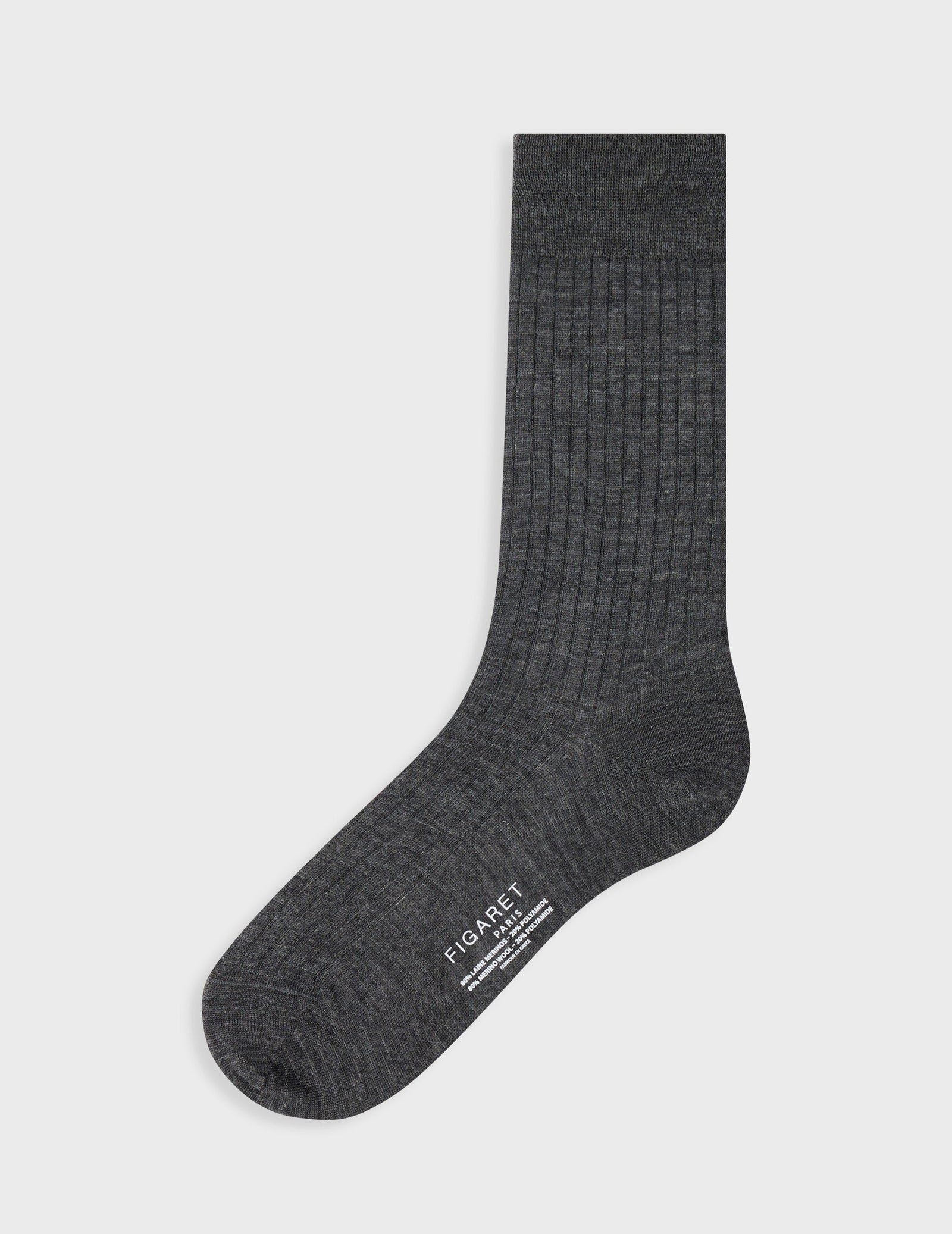 Chaussettes En Laine Grise