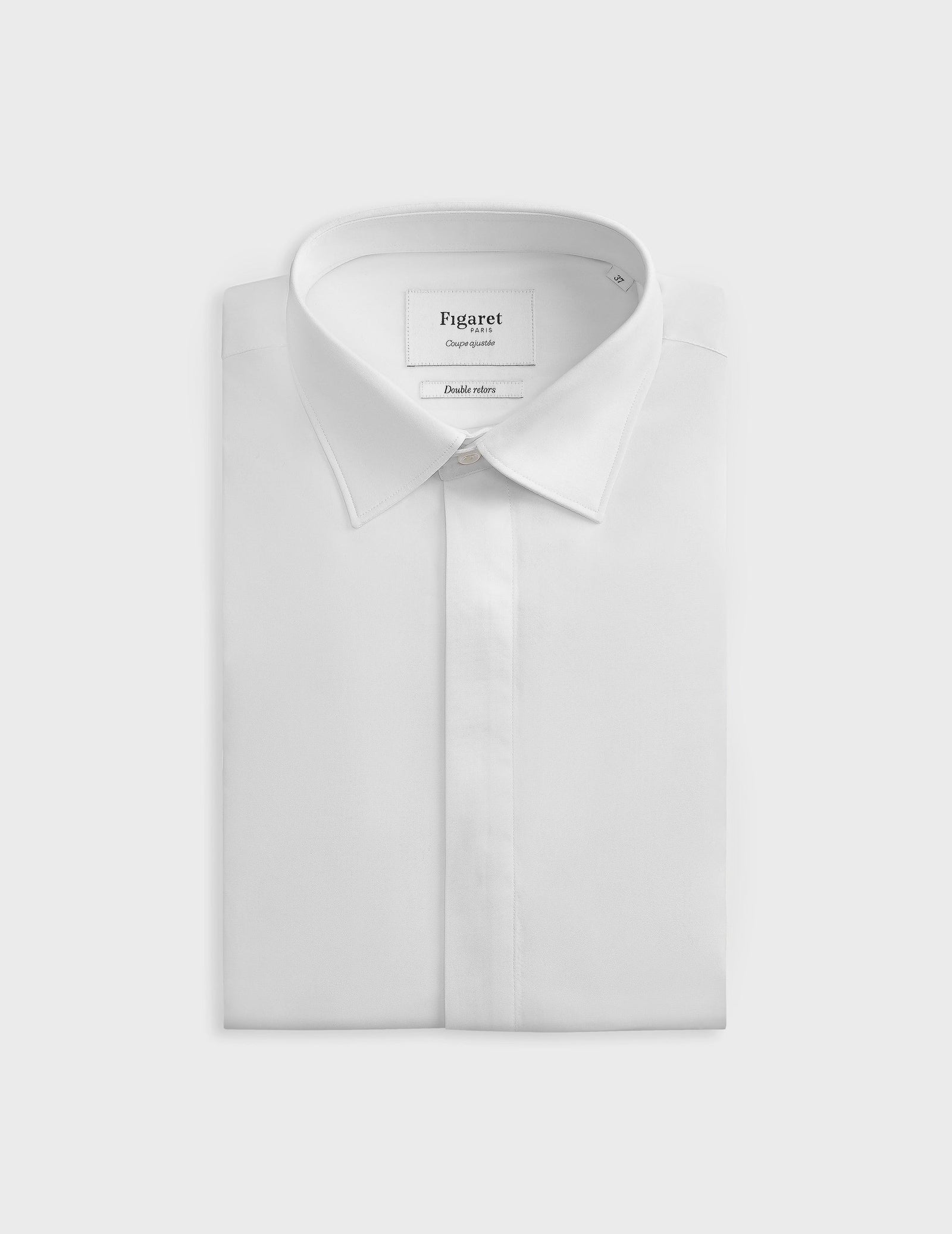 Fitted Hidden Buttons Placket Shirt
