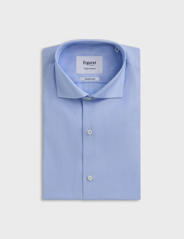 Classic blue striped shirt
