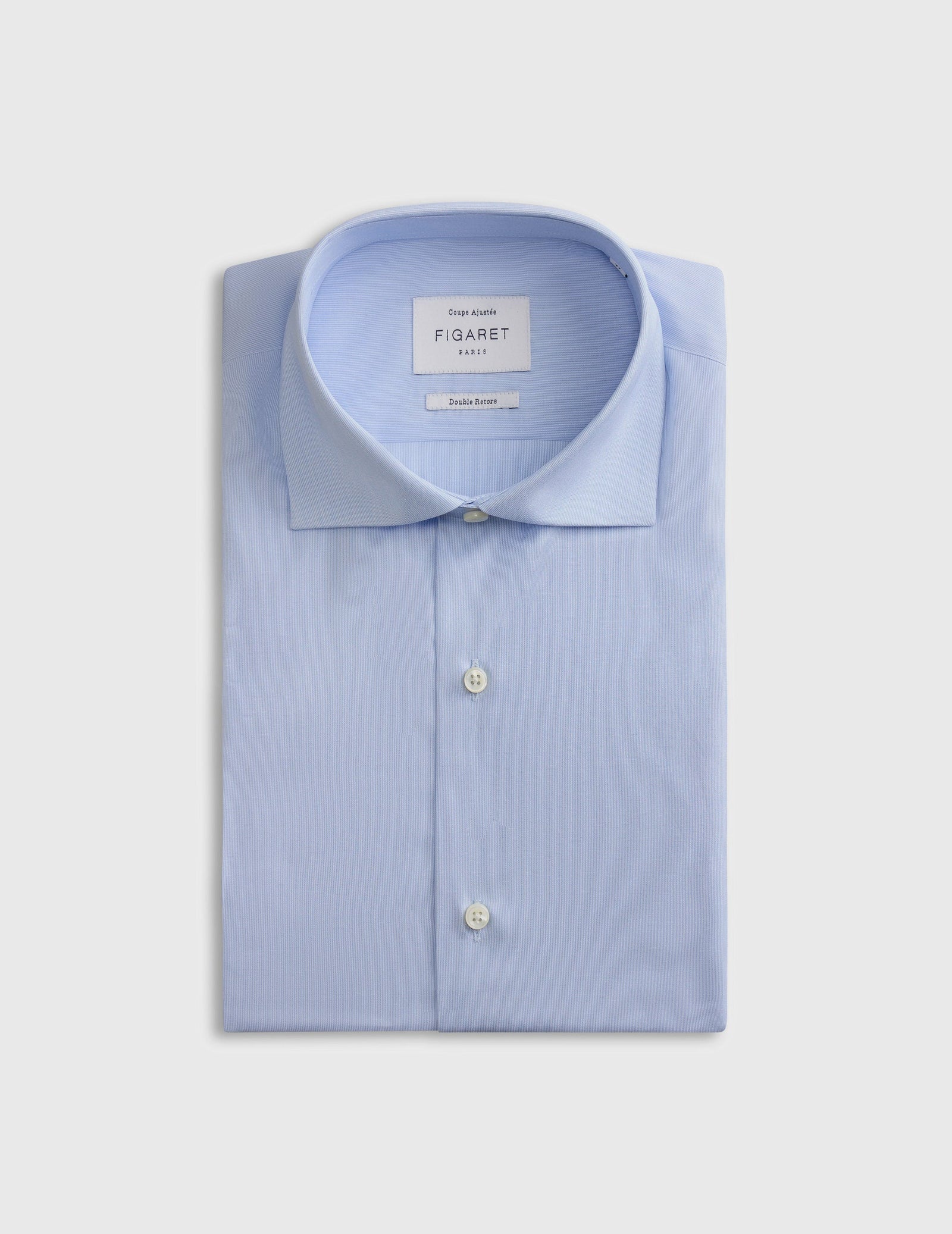 Chemise Ajust E Ray E Bleue