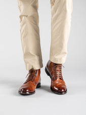 ANATOMIA 016 - Dark Brown Leather Ankle Boots