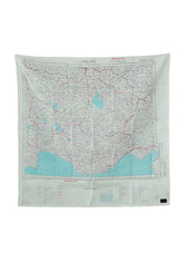 Escape Scarf Vintage British Army Map Sinop Ankara