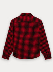 Anker Camicia In Lana A Quadri Con Tasche