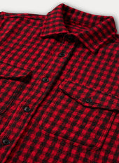 Anker Camicia In Lana A Quadri Con Tasche