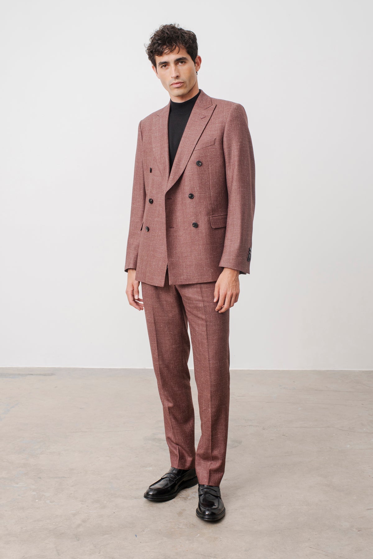 Suit Crois Elton En Laine Vierge Soie Et Lin