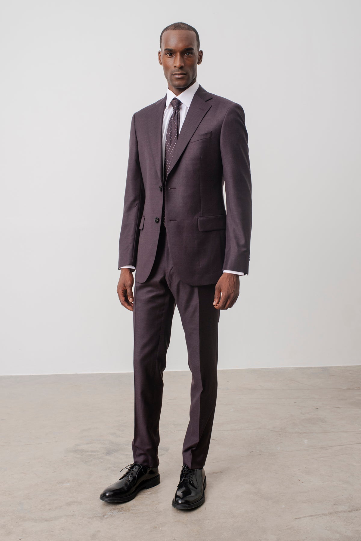 Costume Droit Bennett En Laine Vierge