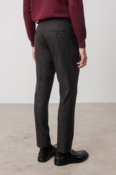 Pants Georges Double Boucle Marron