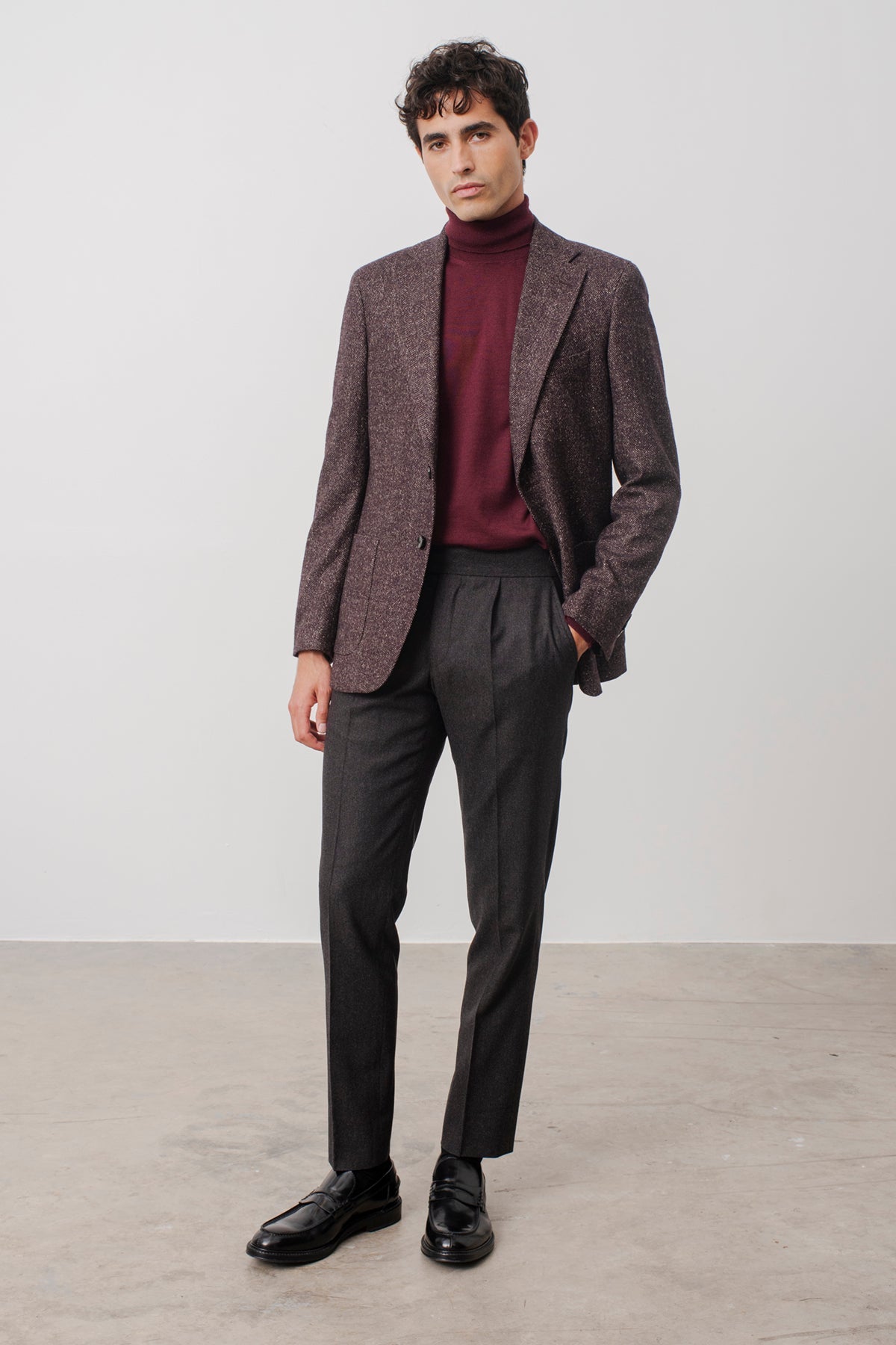 Ringo Chevron Pattern Blazer