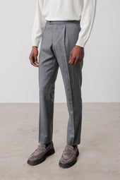 Pants En Laine Charles Gris