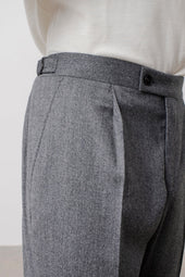 Pants En Laine Charles Gris