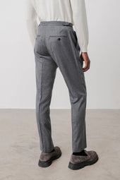 Pants En Laine Charles Gris