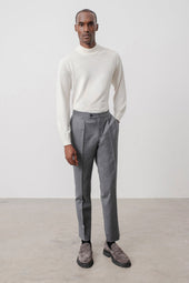 Pants En Laine Charles Gris